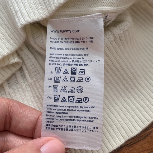 TOMMY HILFIGER Off-white Crewneck - Picture 4 of 5